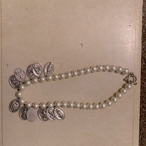 Vintage Blessing Necklace with 11 Medallions